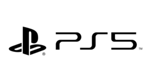 logo PS5 blanc